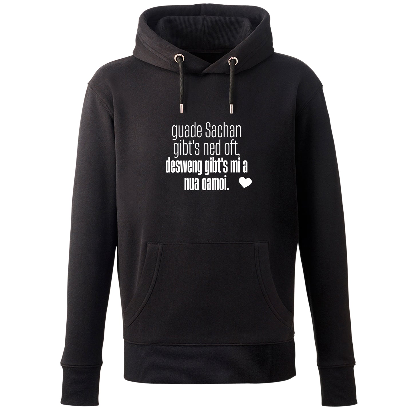 Hoodie "Guade Sachan" - meinherzschlag.de