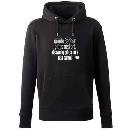 Hoodie "Guade Sachan" - meinherzschlag.de