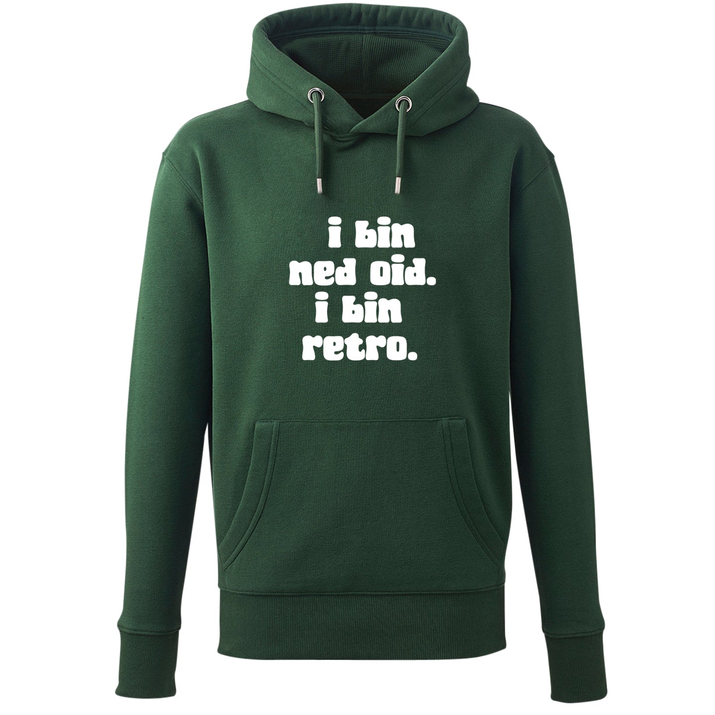 Hoodie "I bin ned oid. I bin retro." - meinherzschlag.de
