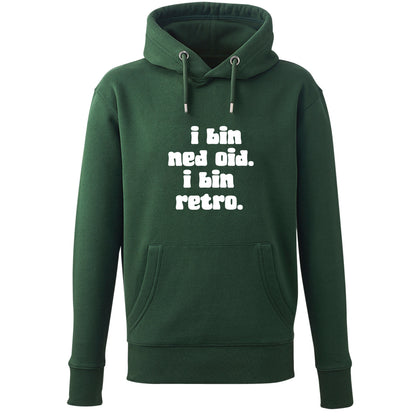 Hoodie "I bin ned oid. I bin retro." - meinherzschlag.de