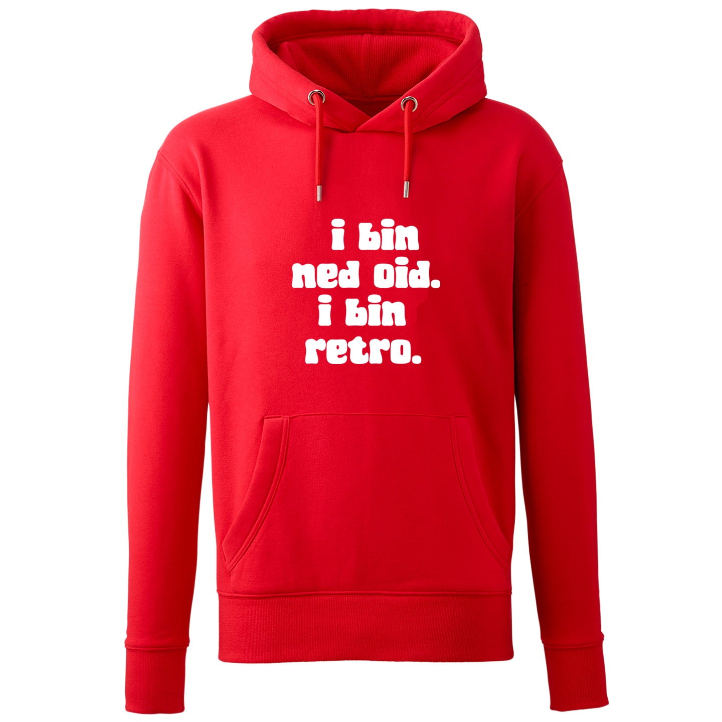 Hoodie "I bin ned oid. I bin retro." - meinherzschlag.de