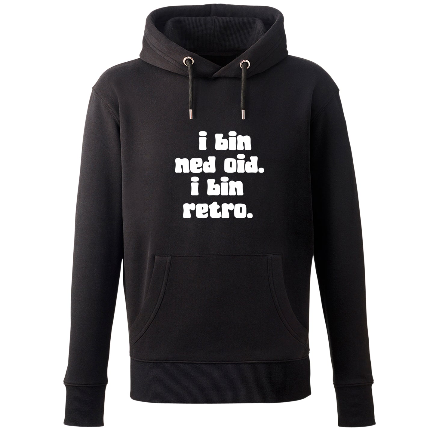 Hoodie "I bin ned oid. I bin retro." - meinherzschlag.de