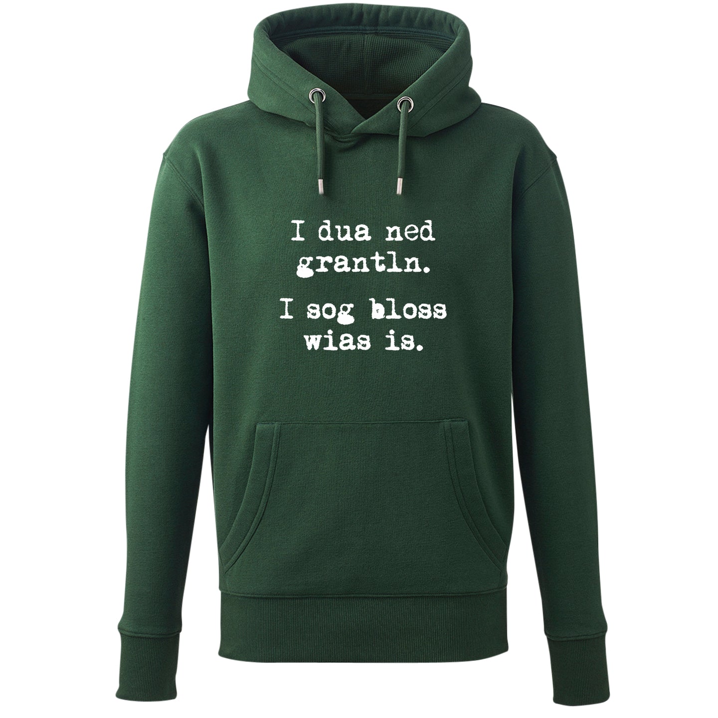 Hoodie "I sog bloss wia's is" - meinherzschlag.de