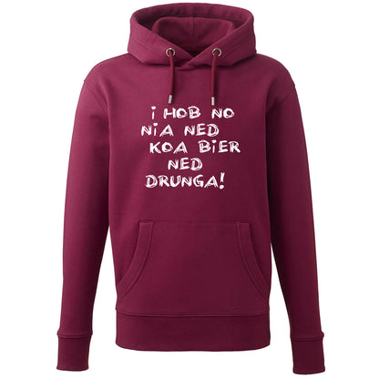 Hoodie "Koa Bier ned drunga!" - meinherzschlag.de