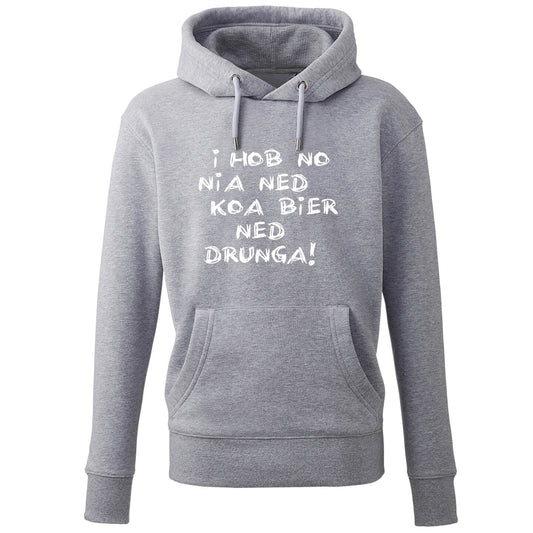 Hoodie "Koa Bier ned drunga!" - meinherzschlag.de