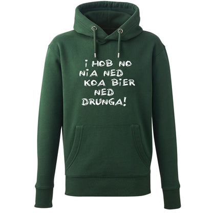 Hoodie "Koa Bier ned drunga!" - meinherzschlag.de