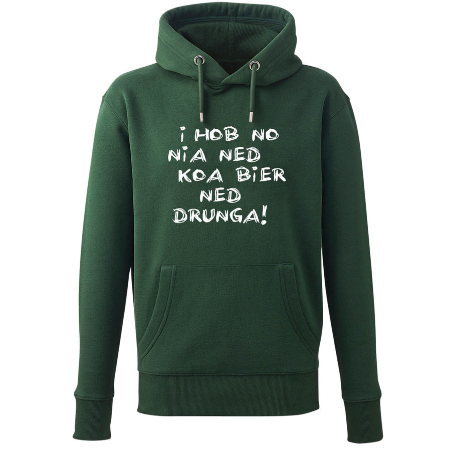 Hoodie "Koa Bier ned drunga!" - meinherzschlag.de
