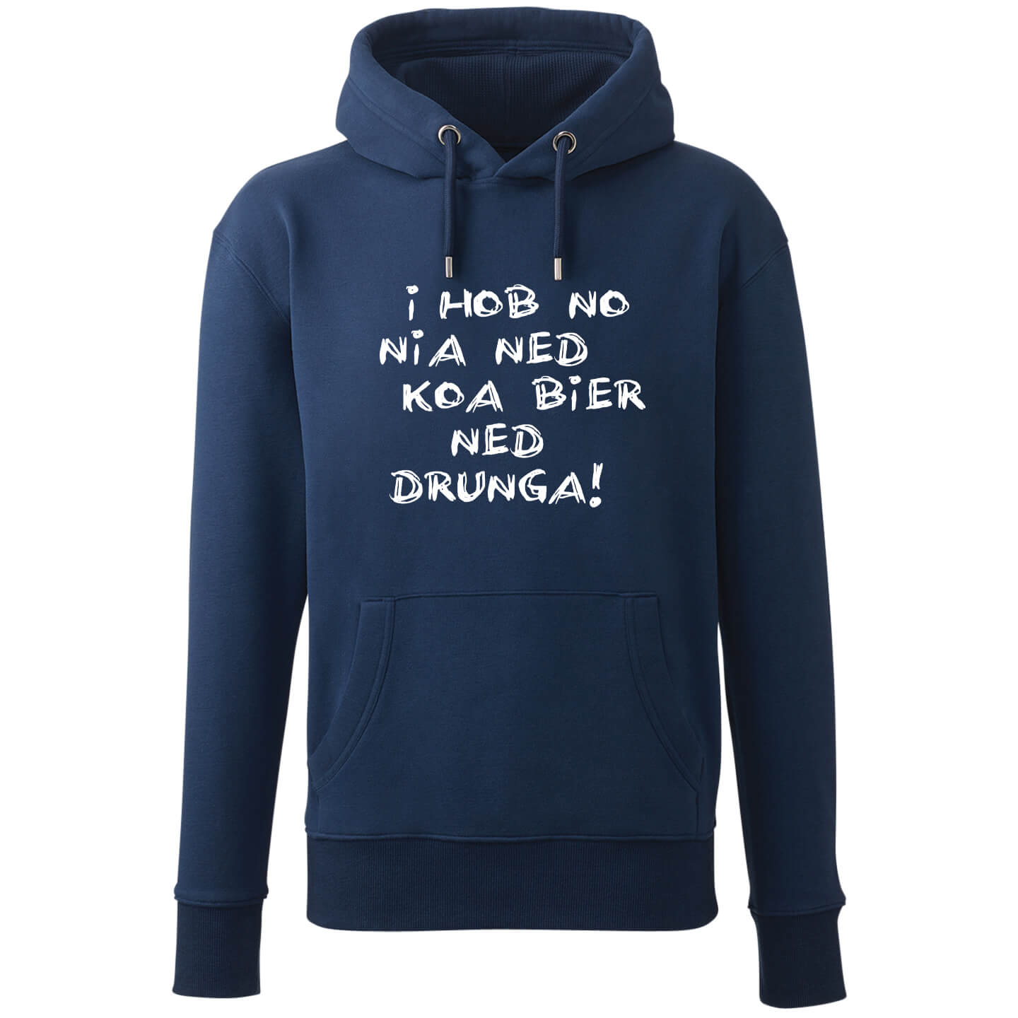 Hoodie "Koa Bier ned drunga!" - meinherzschlag.de