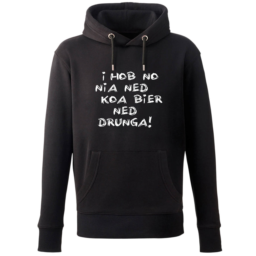 Hoodie "Koa Bier ned drunga!" - meinherzschlag.de