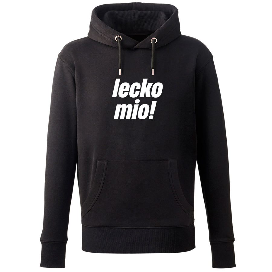 Hoodie "lecko mio!" - meinherzschlag.de