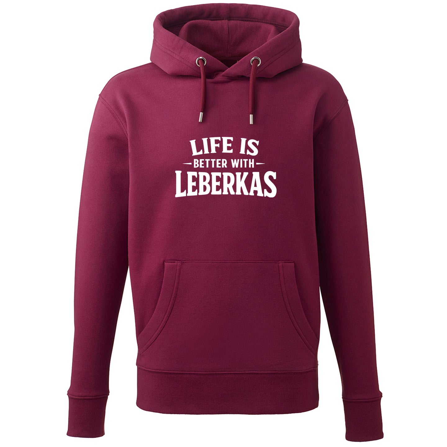 Hoodie "Life is better with Leberkas" - meinherzschlag.de