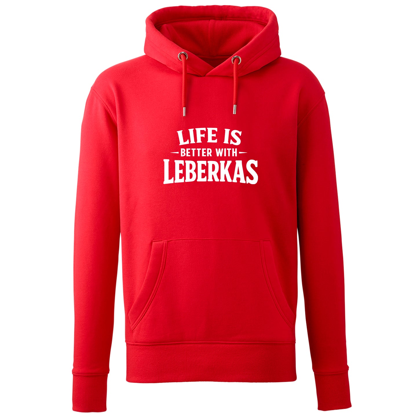 Hoodie "Life is better with Leberkas" - meinherzschlag.de