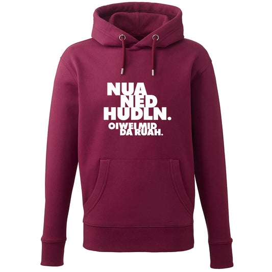 Hoodie "Nua ned hudln" - meinherzschlag.de