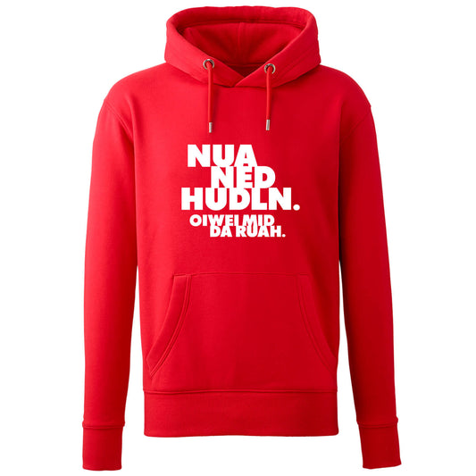 Hoodie "Nua ned hudln" - meinherzschlag.de