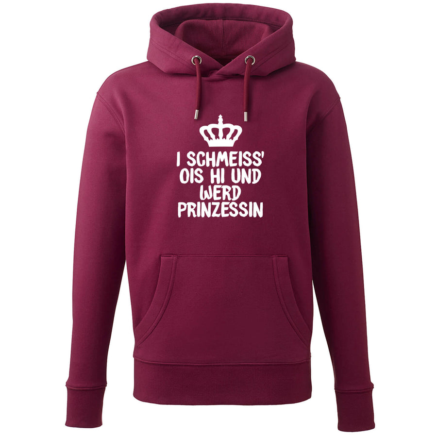 Hoodie "Prinzessin" - meinherzschlag.de