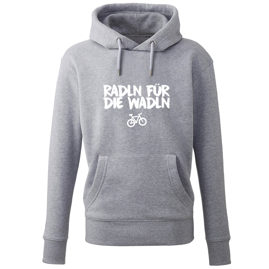 Hoodie "Radln für die Wadln" - meinherzschlag.de