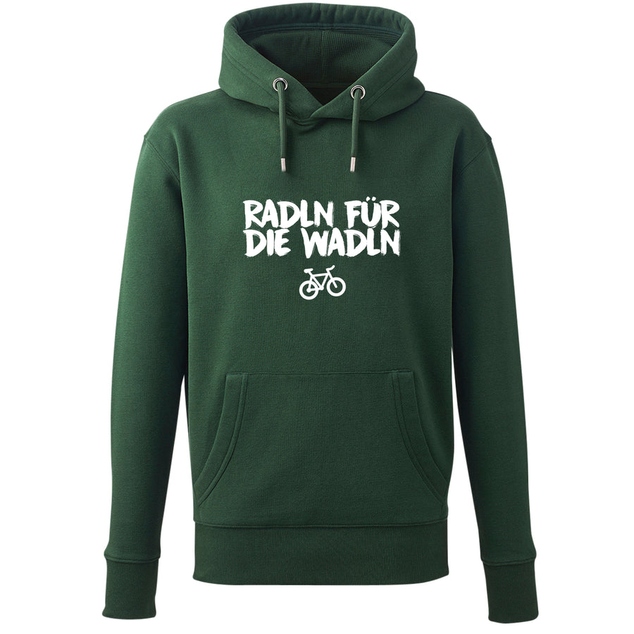 Hoodie "Radln für die Wadln" - meinherzschlag.de