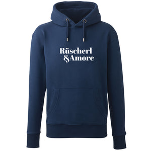 Hoodie "Rüscherl & Amore" von meinherzschlag – Produktbild 1 von 7.