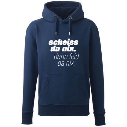 Hoodie "Scheiss da nix!" - meinherzschlag.de