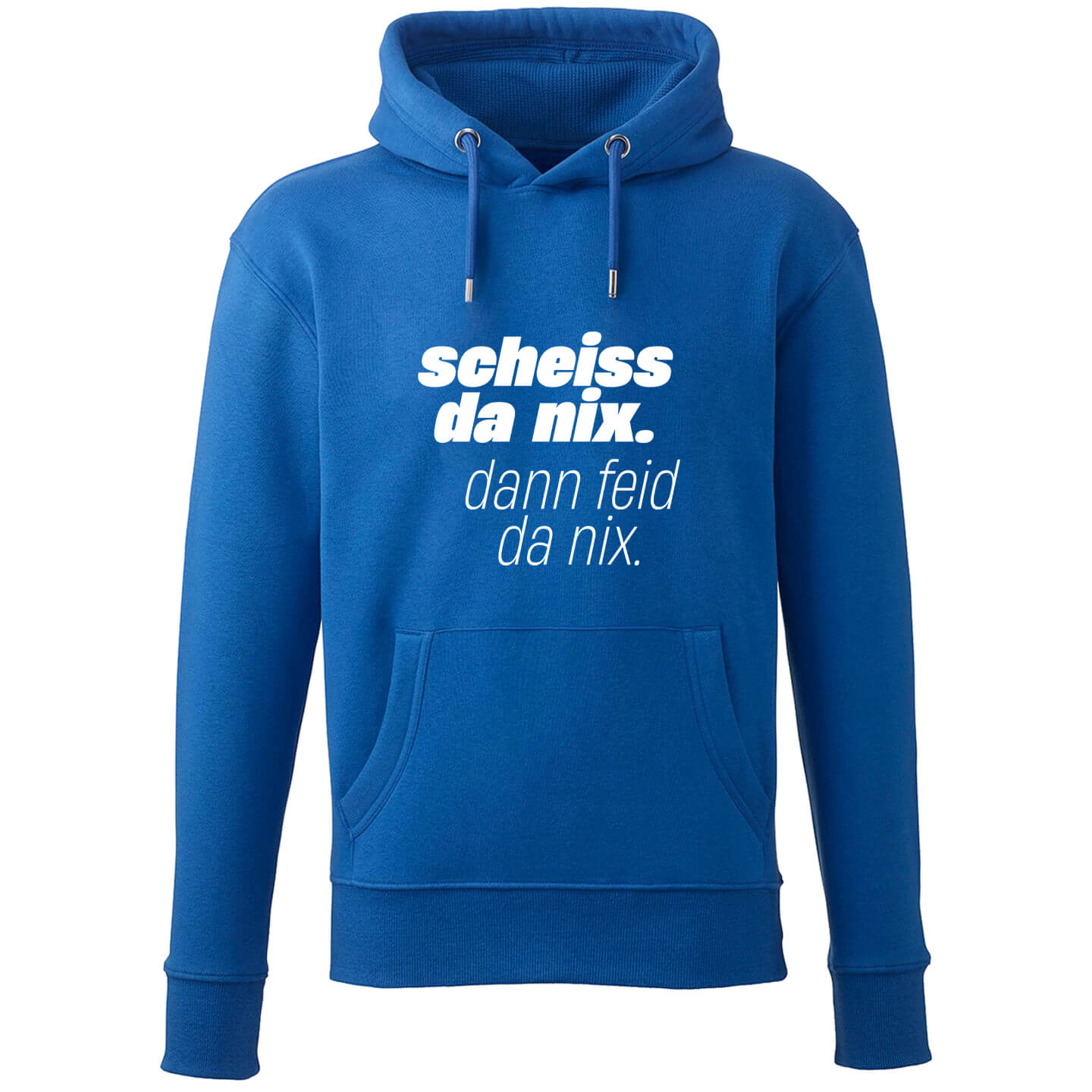Hoodie "Scheiss da nix!" - meinherzschlag.de