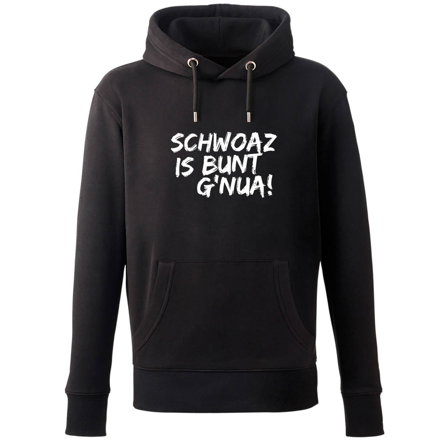 Hoodie "Schwoaz" - meinherzschlag.de