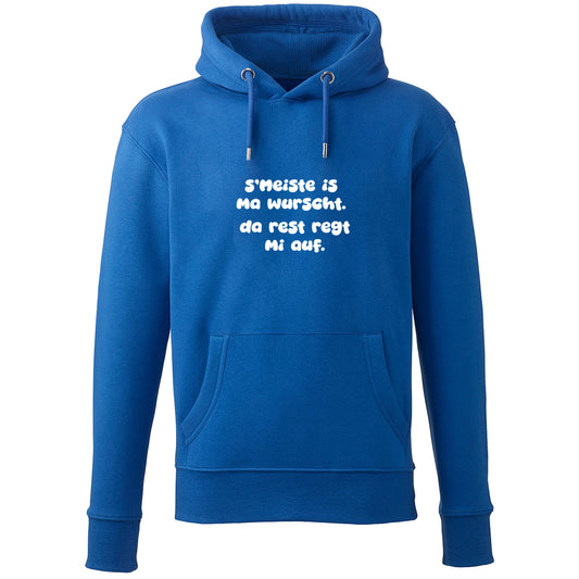 Hoodie "s'Meiste is ma wurscht!"