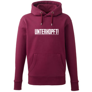 Hoodie "Unterhopft" - meinherzschlag.de