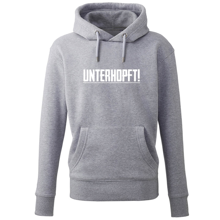 Hoodie "Unterhopft" - meinherzschlag.de