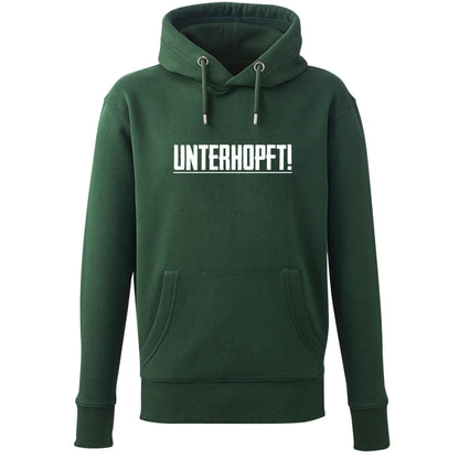 Hoodie "Unterhopft" - meinherzschlag.de
