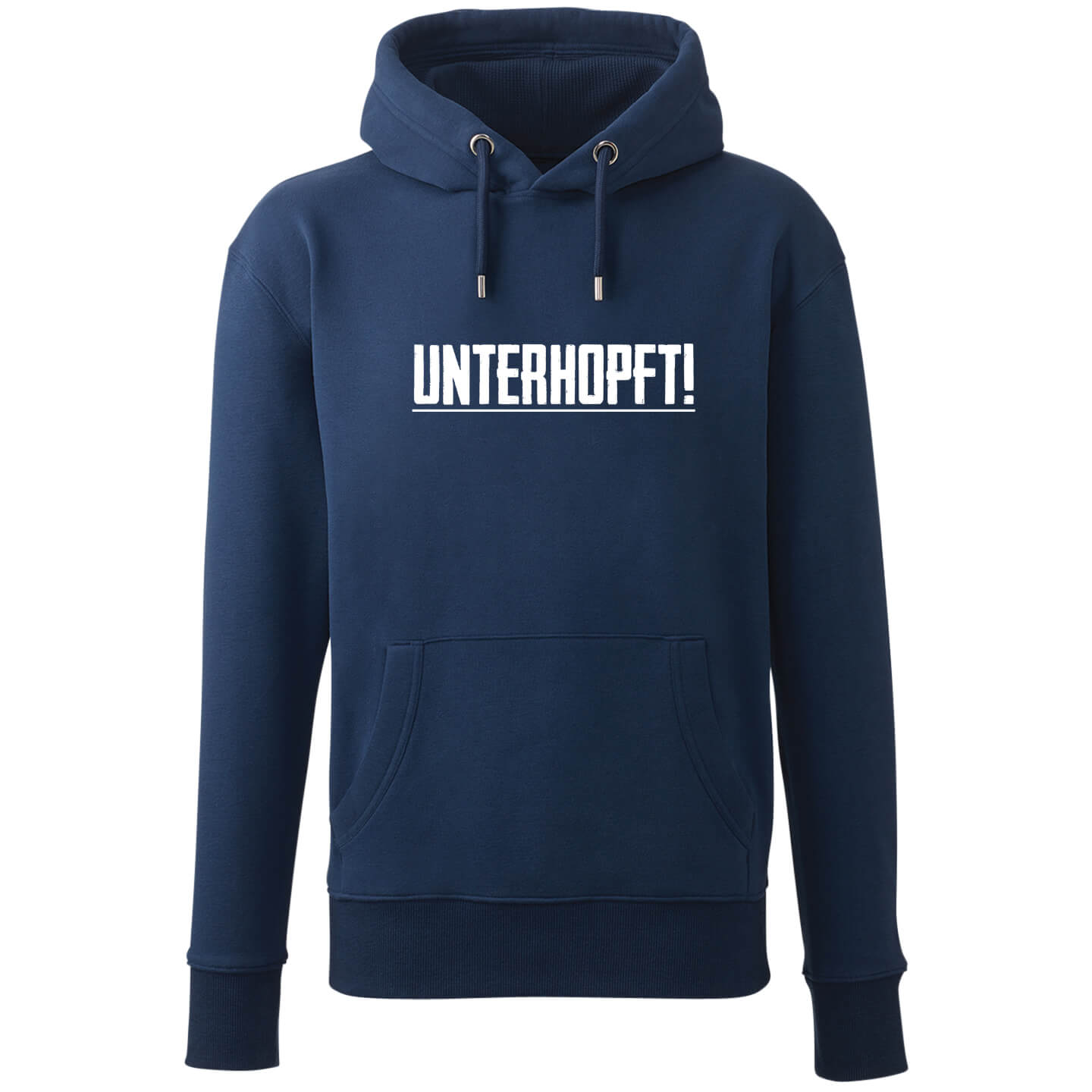 Hoodie "Unterhopft" - meinherzschlag.de