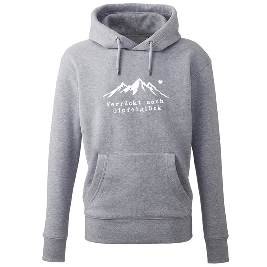 Hoodie "Verrückt nach Gipfelglück" - meinherzschlag.de