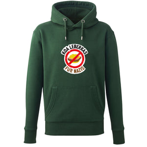Hoodie "Koa Leberkas für Nazis" von meinherzschlag – Produktbild 5 von 7.