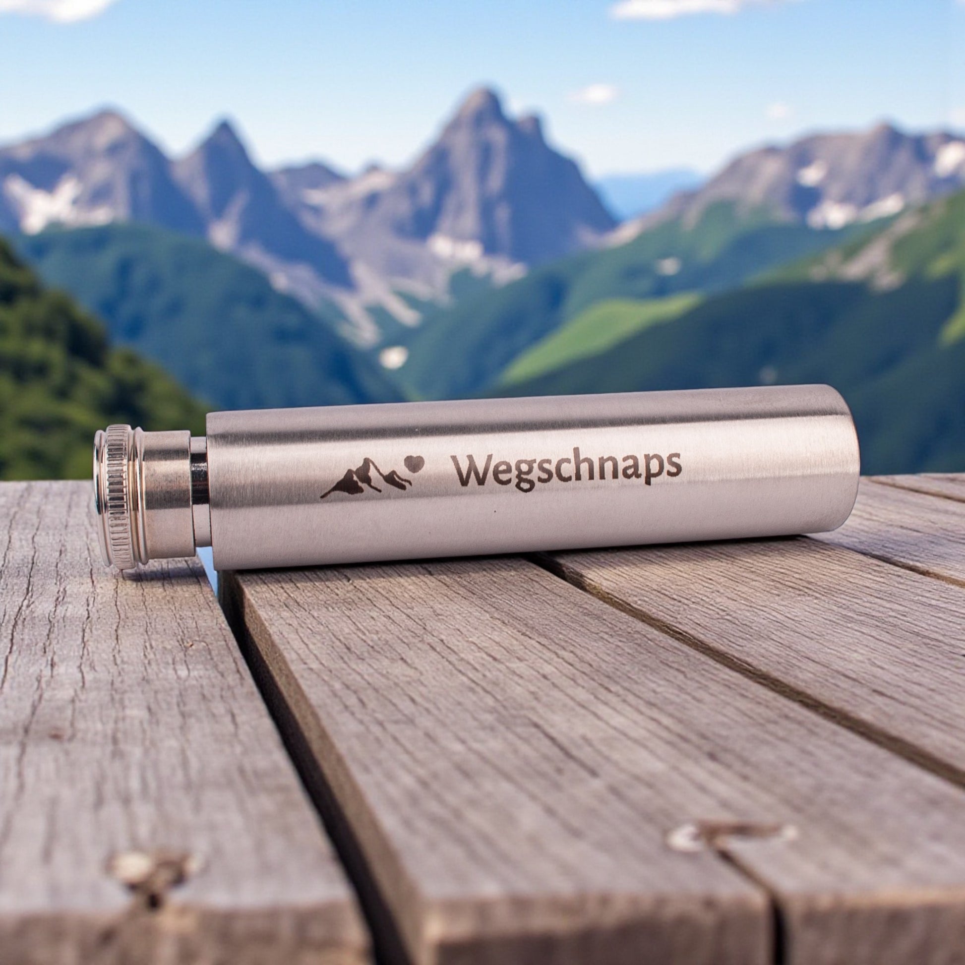 Hosentaschen - Flachmann "Wegschnaps" - meinherzschlag.de