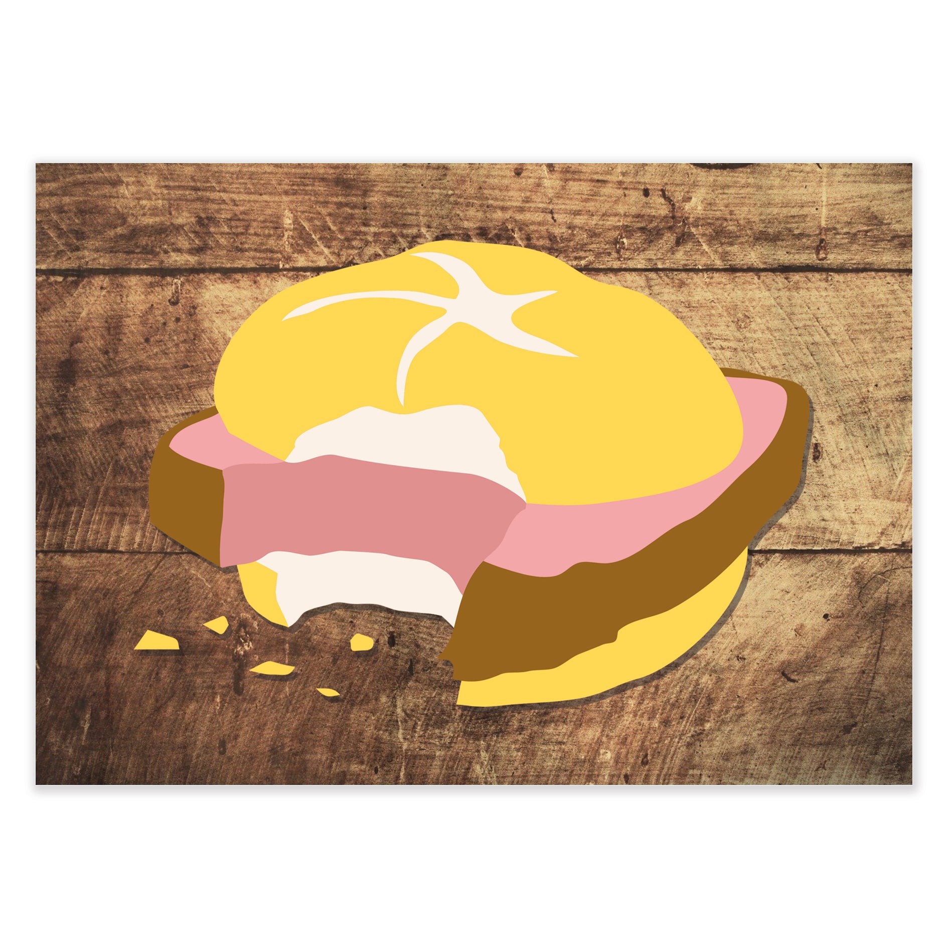 Grußkarte "Leberkas" - meinherzschlag.de