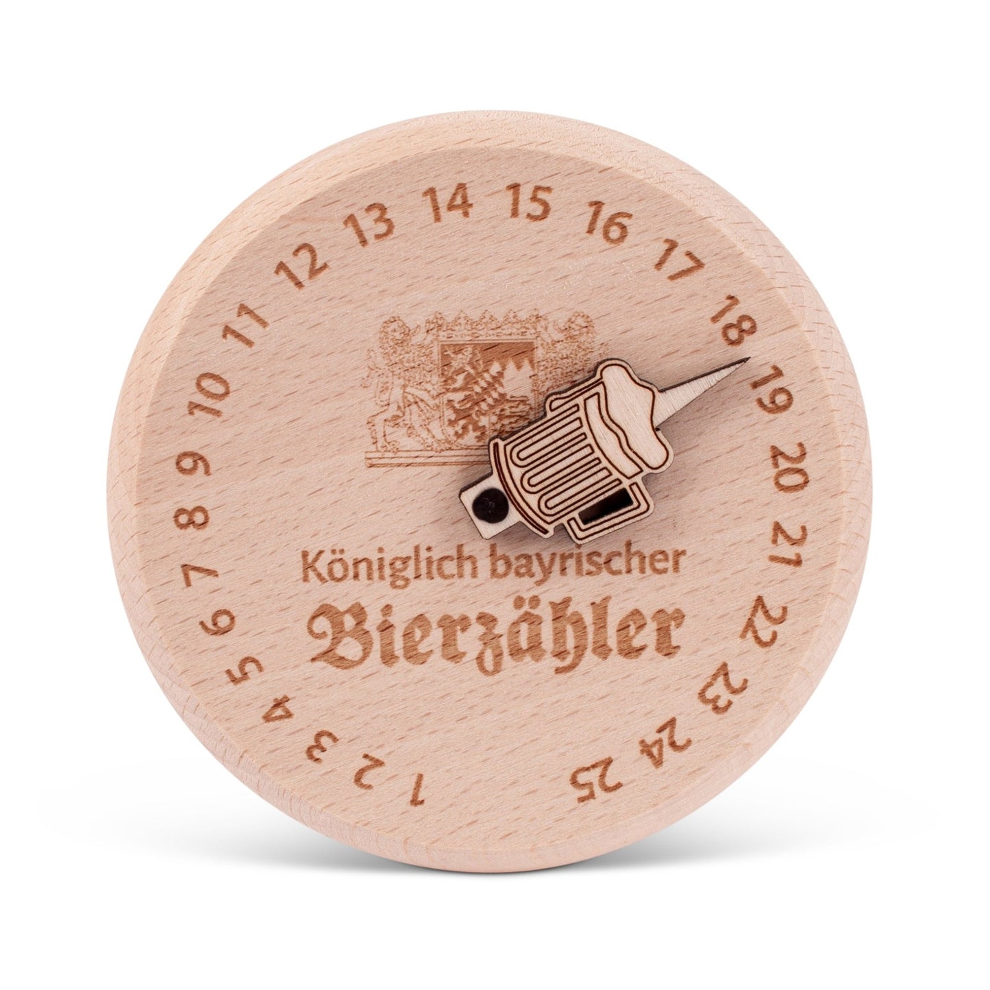 Bierglasdeckel "Königlich bayrischer Bierzähler" (XL - Edition) - meinherzschlag.de
