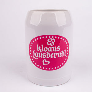 Bierkrug "Lausderndl" - meinherzschlag.de
