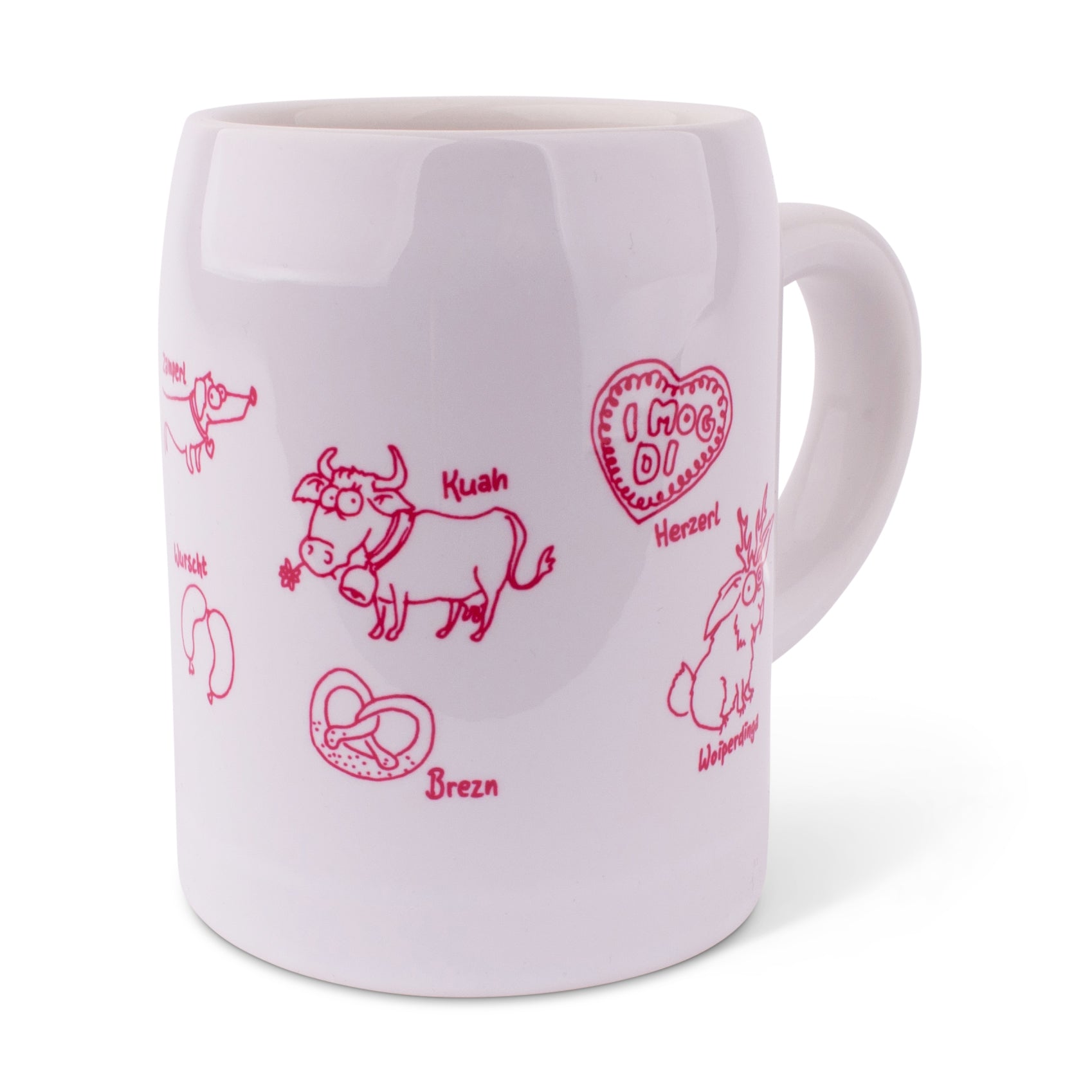 Kinderkrug "Zwergerl" pink - meinherzschlag.de