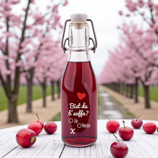 Likör/Schnaps "Bist du b'suffa?" - meinherzschlag.de