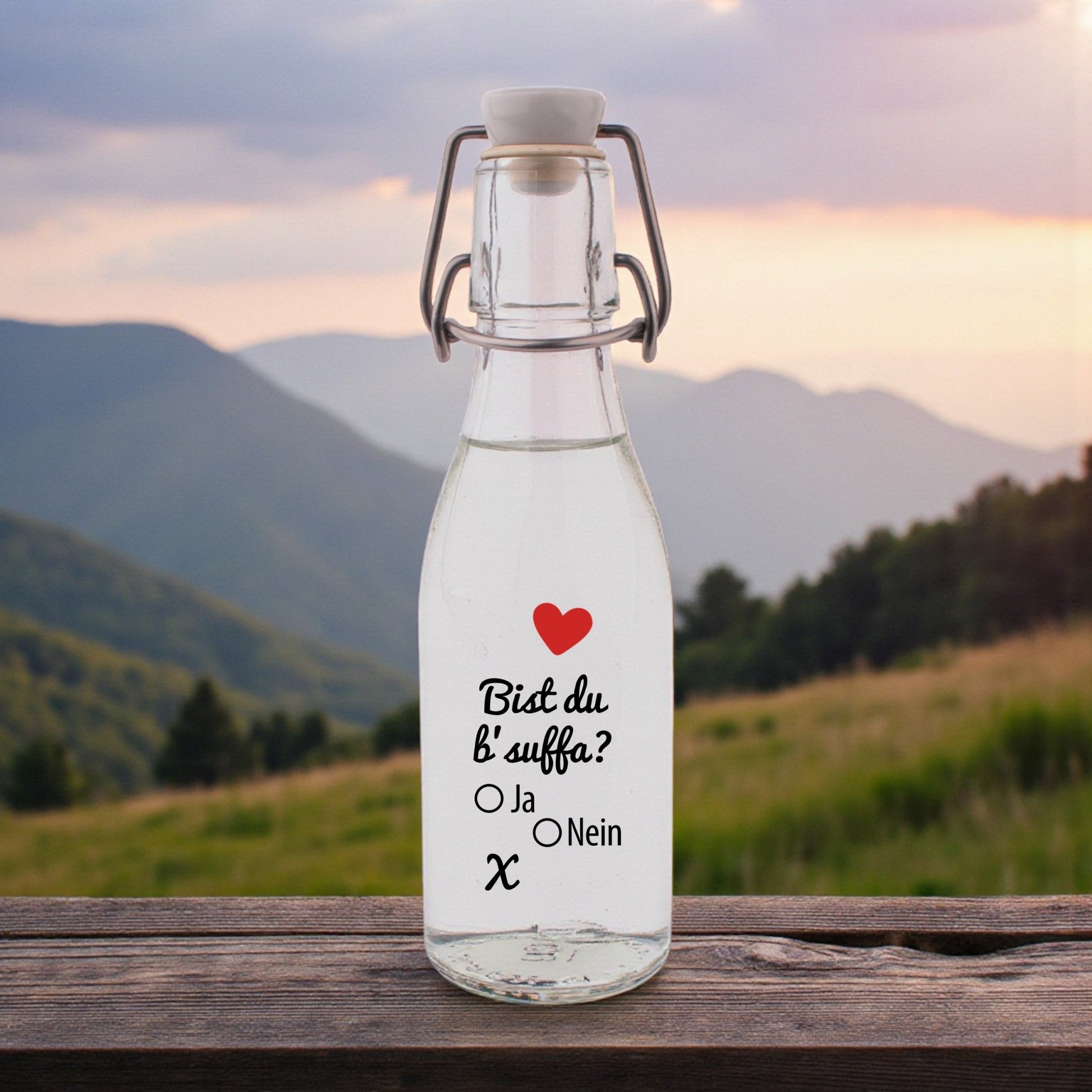 Likör/Schnaps "Bist du b'suffa?" - meinherzschlag.de