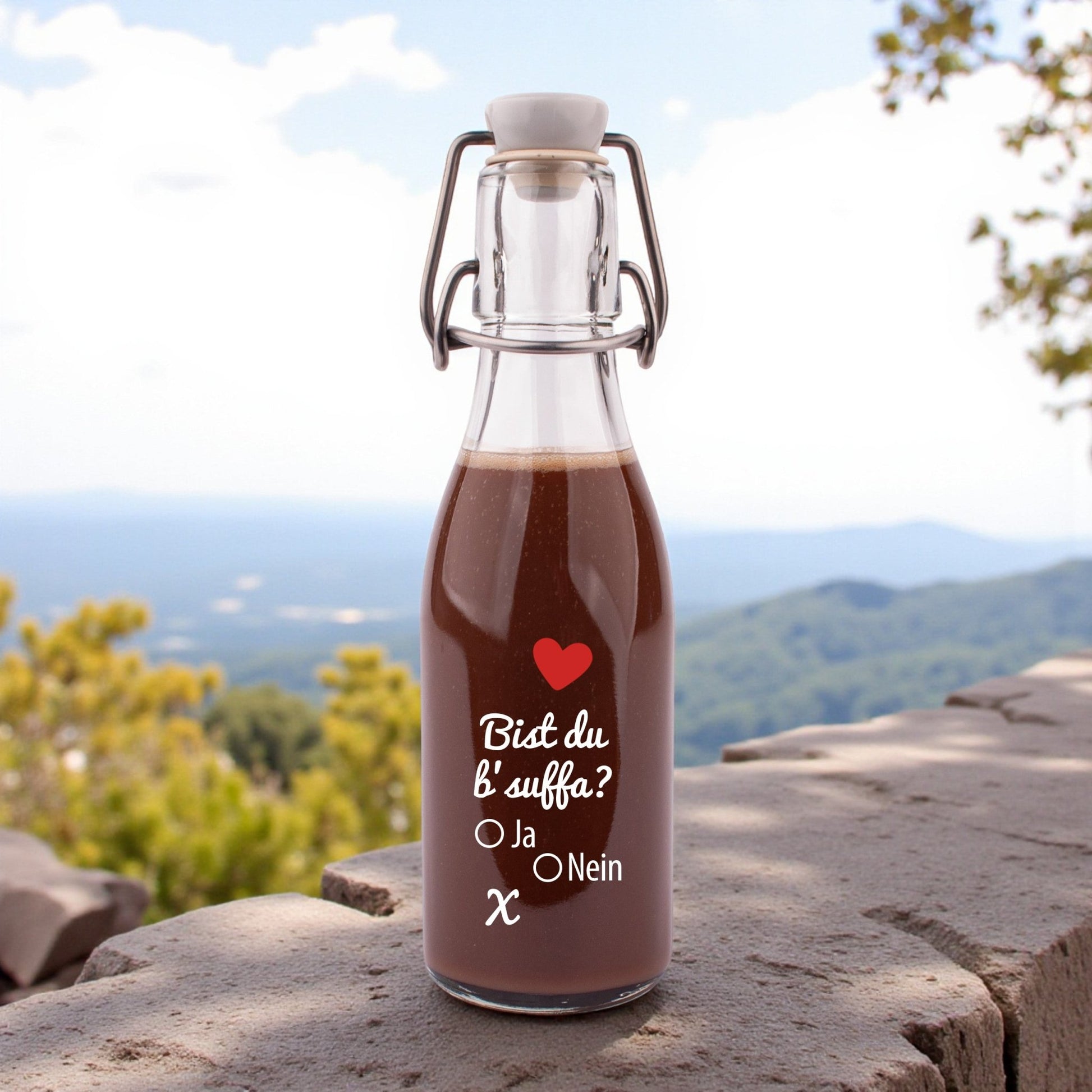 Likör/Schnaps "Bist du b'suffa?" - meinherzschlag.de