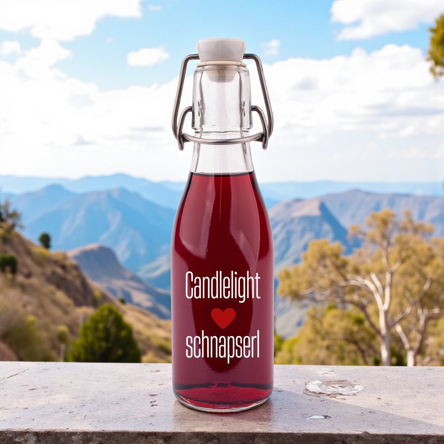 Likör/Schnaps "Candlelight Schnapserl" - meinherzschlag.de