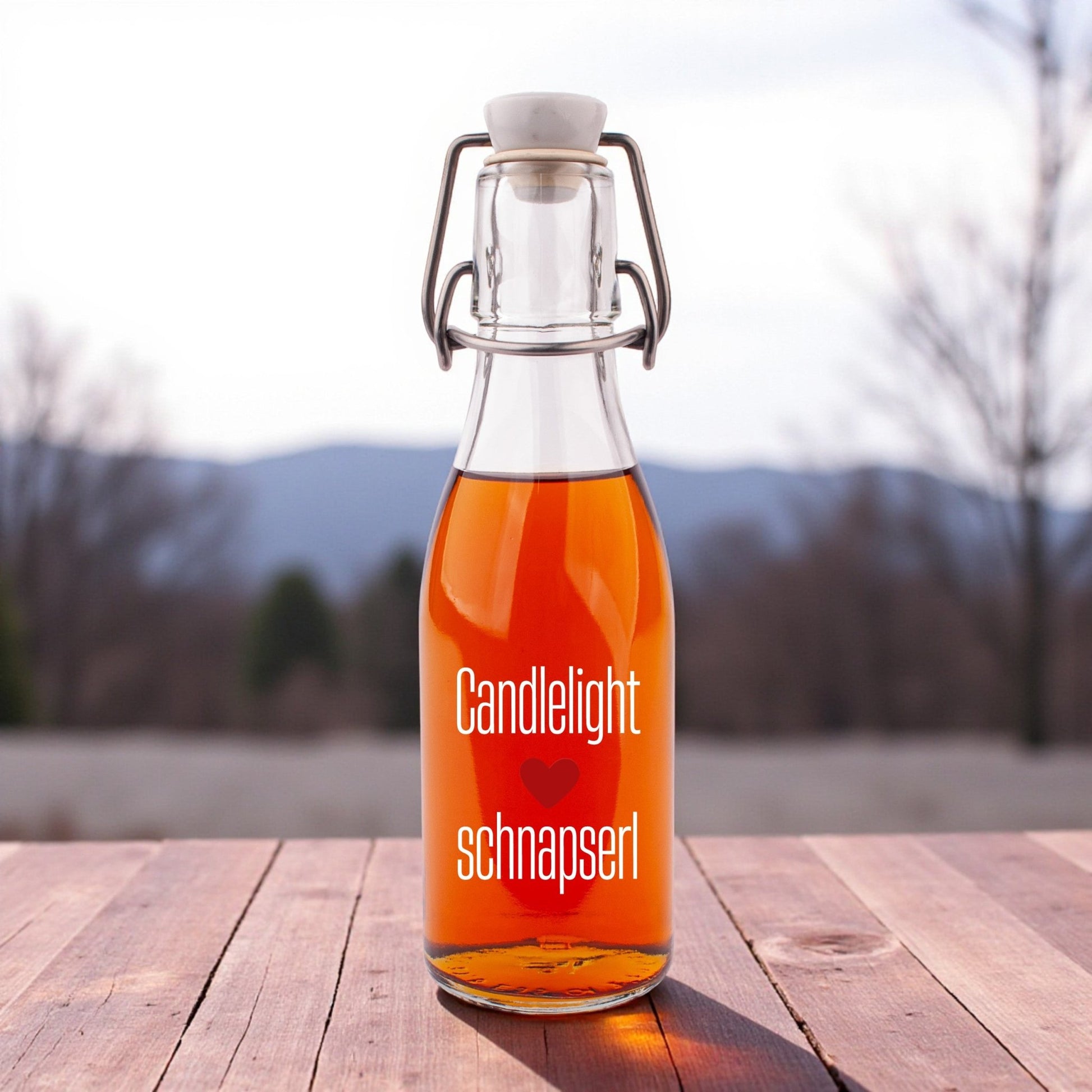 Likör/Schnaps "Candlelight Schnapserl" - meinherzschlag.de