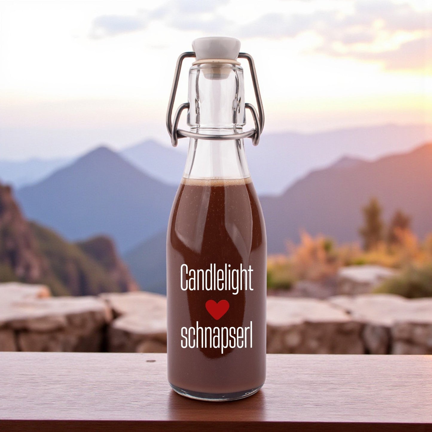 Likör/Schnaps "Candlelight Schnapserl" - meinherzschlag.de