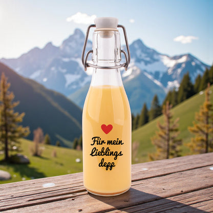 Likör/Schnaps "Für mein Lieblingsdepp"