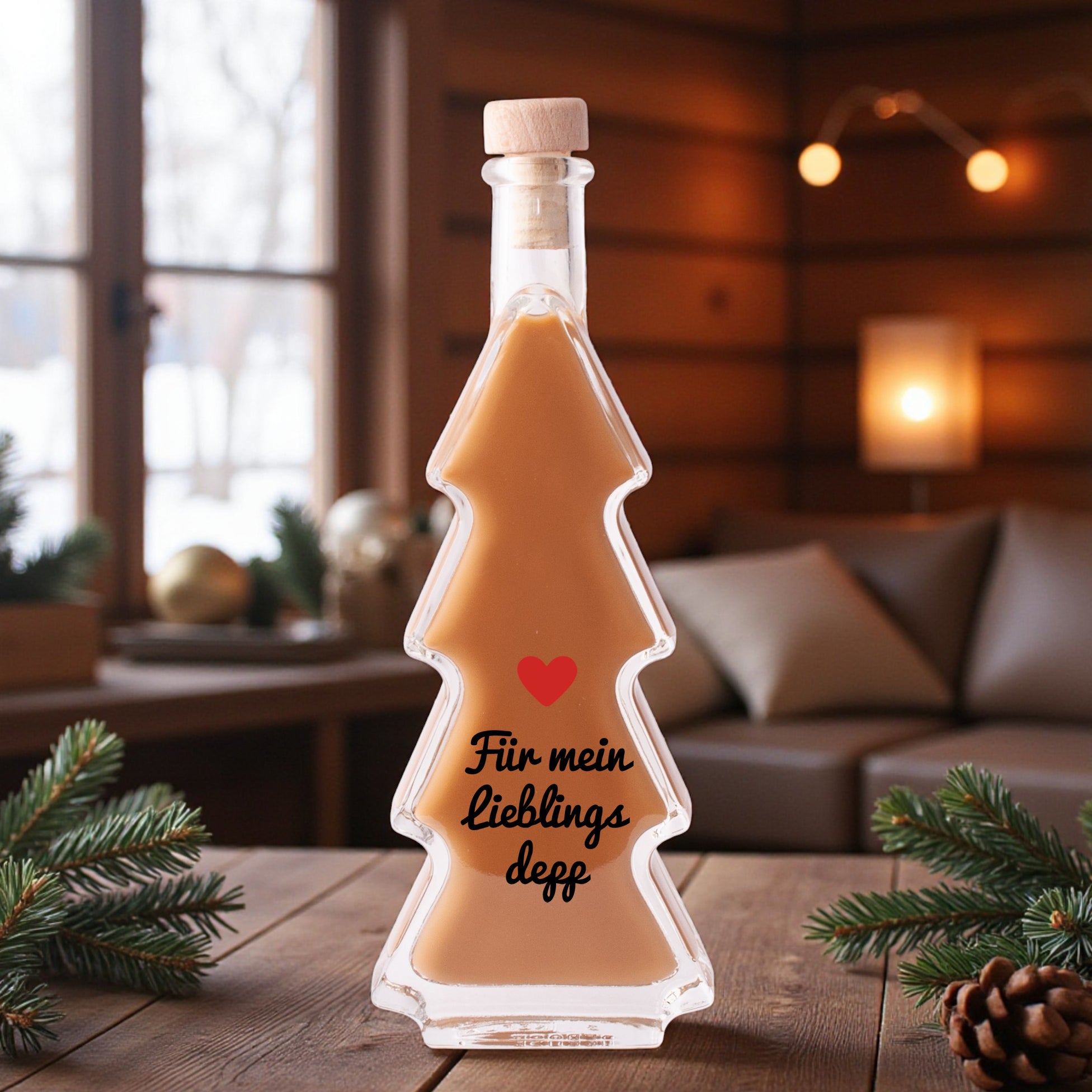Weihnachtslikör &quot;Lieblingsdepp&quot;