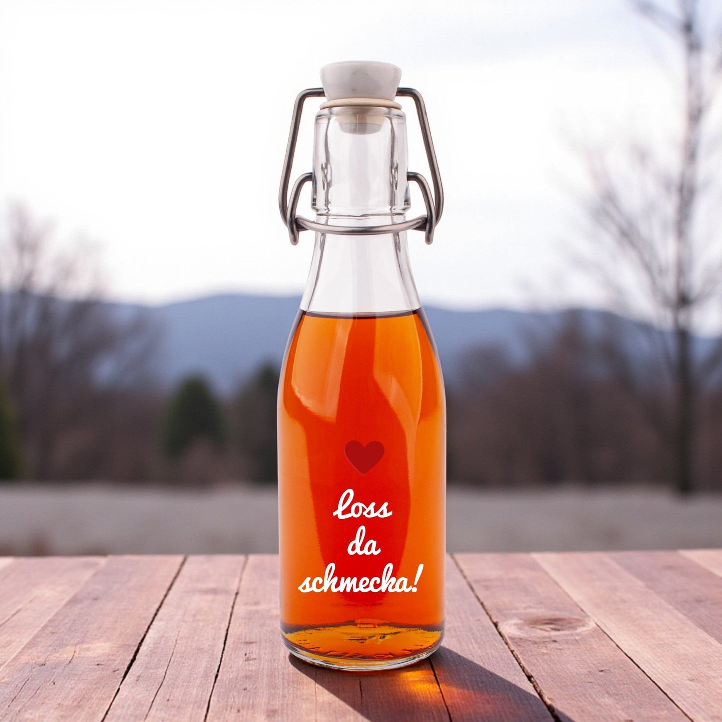 Likör/Schnaps "Loss da schmecka!" - meinherzschlag.de