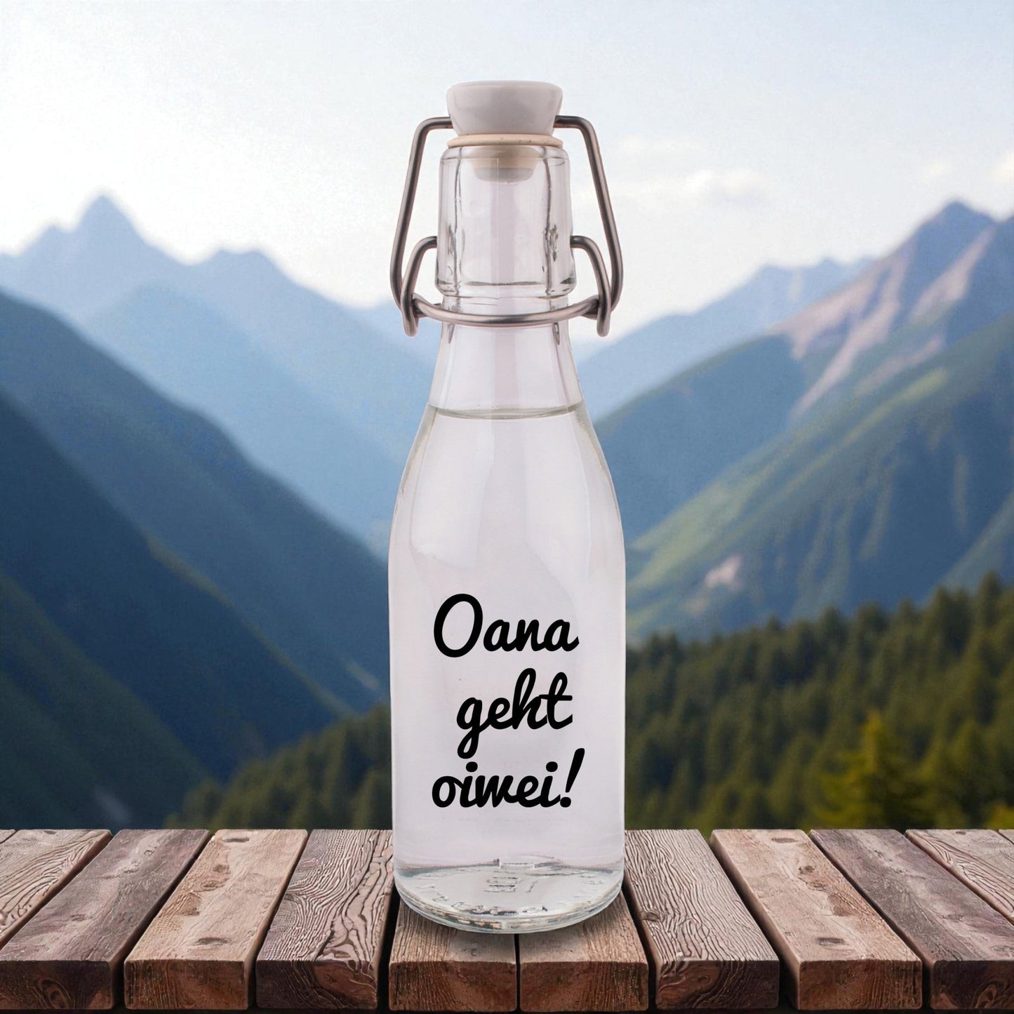 Likör/Schnaps "Oana geht oiwei!" - meinherzschlag.de