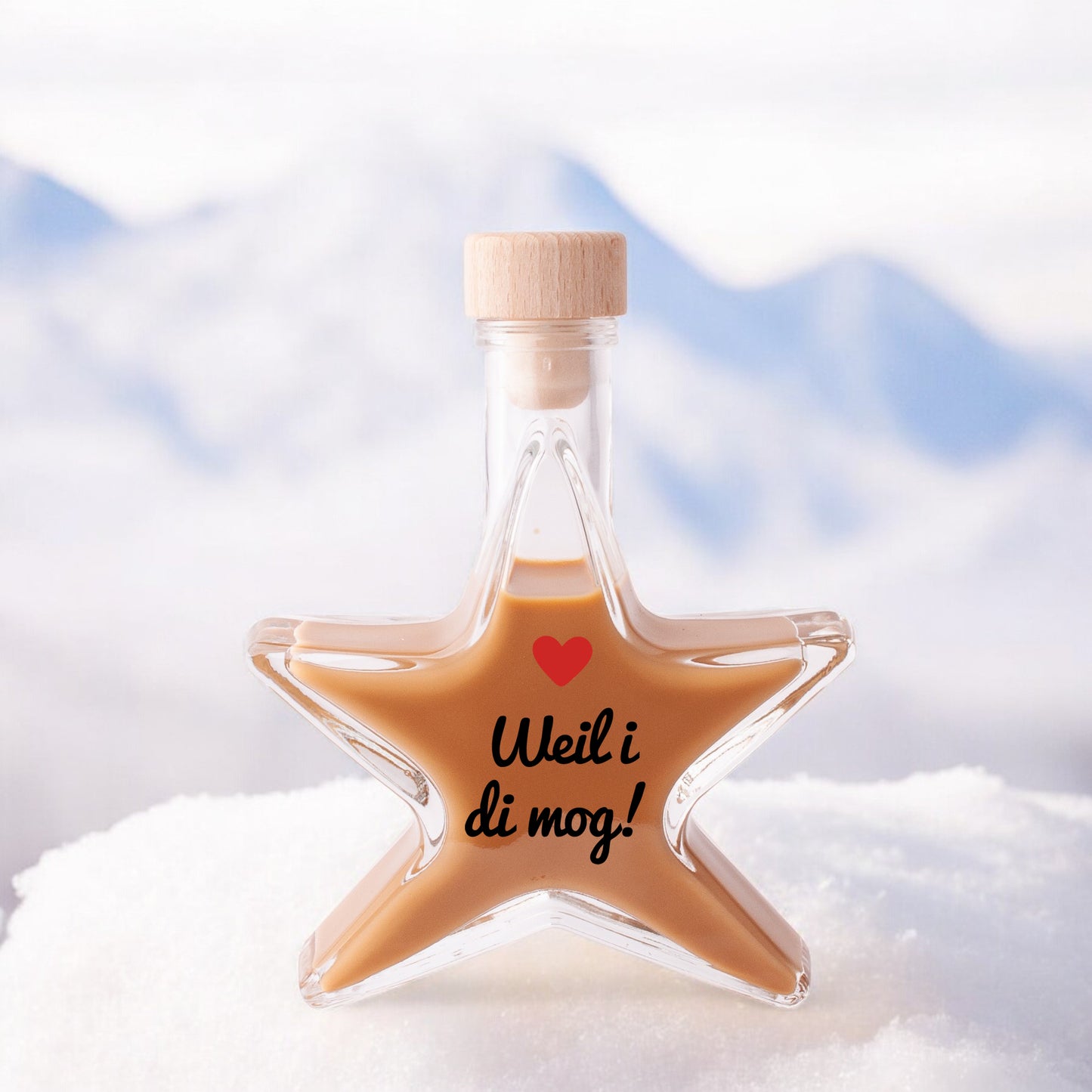 Weihnachtslikör "Weil i di mog!" - meinherzschlag.de