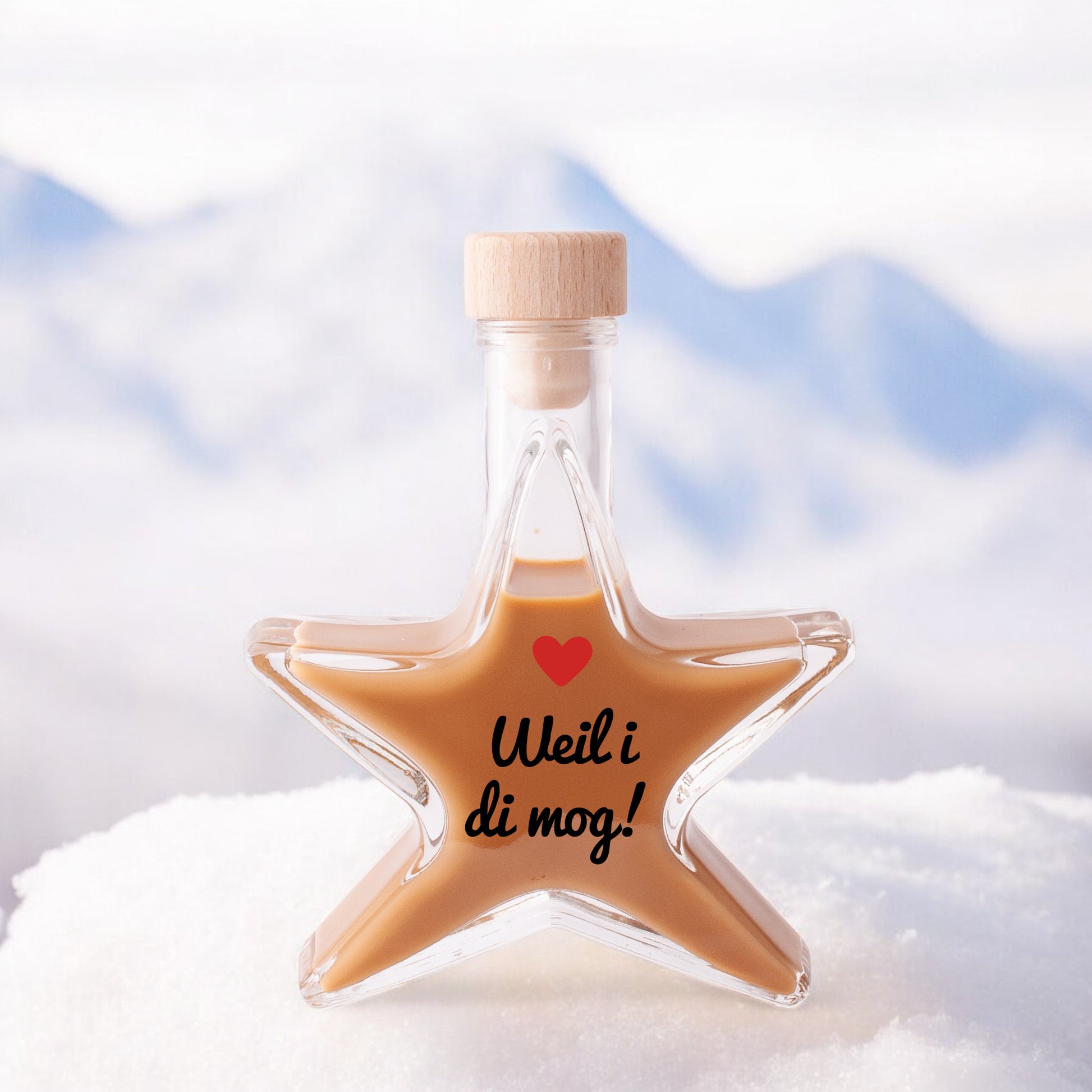 Weihnachtslikör "Weil i di mog!" - meinherzschlag.de