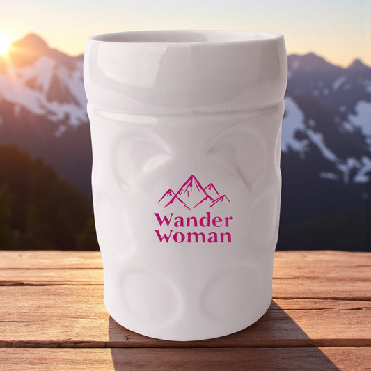 Maßkrug - Kaffeetasse "Wander Woman" - meinherzschlag.de